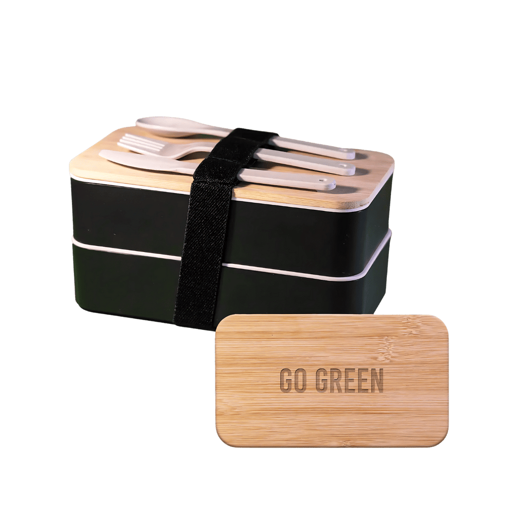 1.0 Main Custom Printed Double Decker Lunchbox Add Your Design or Logo to Custom Double Decker Lunchbox