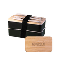 1.0 Main Custom Printed Double Decker Lunchbox Add Your Design or Logo to Custom Double Decker Lunchbox