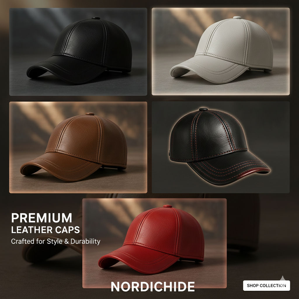 UOMA NordicHide Premium Leather Caps.
