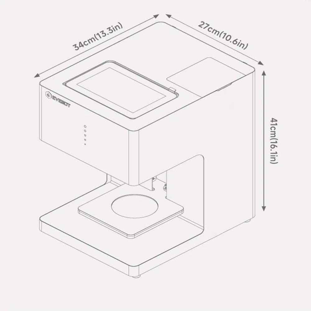 Evebot Coffee Printer EB-FC1 Color Printer