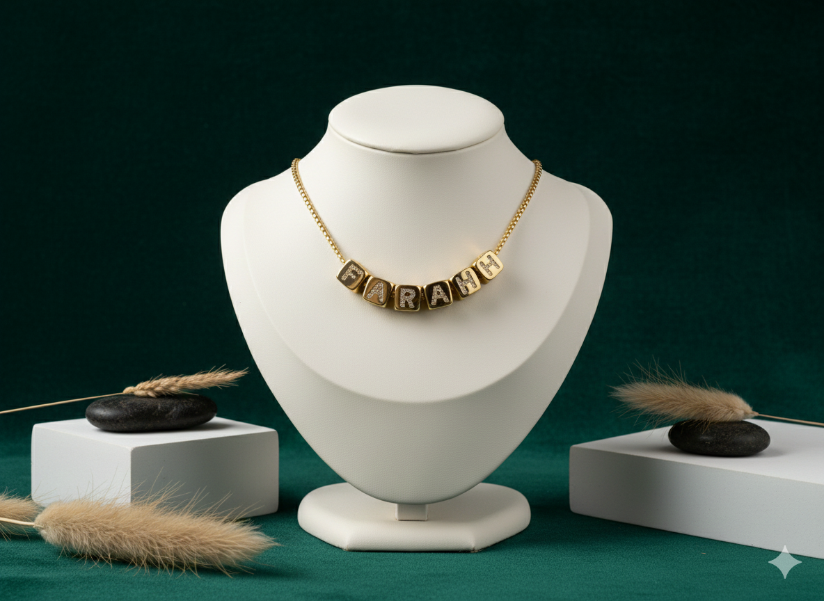 18K Gold Plated Jewelry  Necklace - Personalized