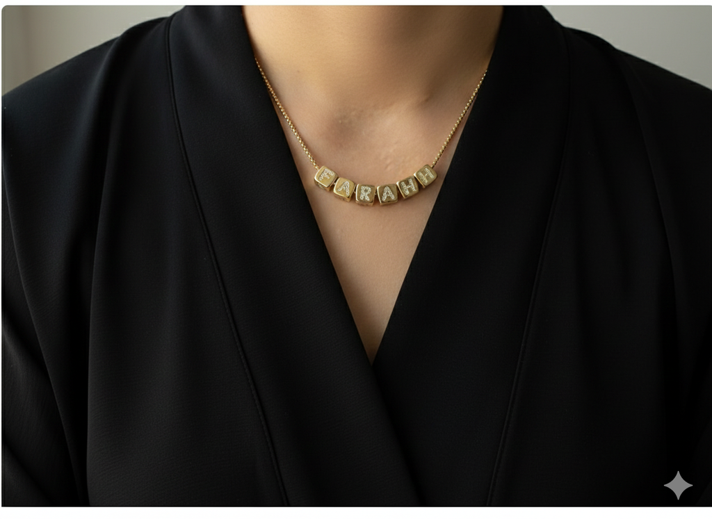 18K Gold Plated Jewelry  Necklace - Personalized.