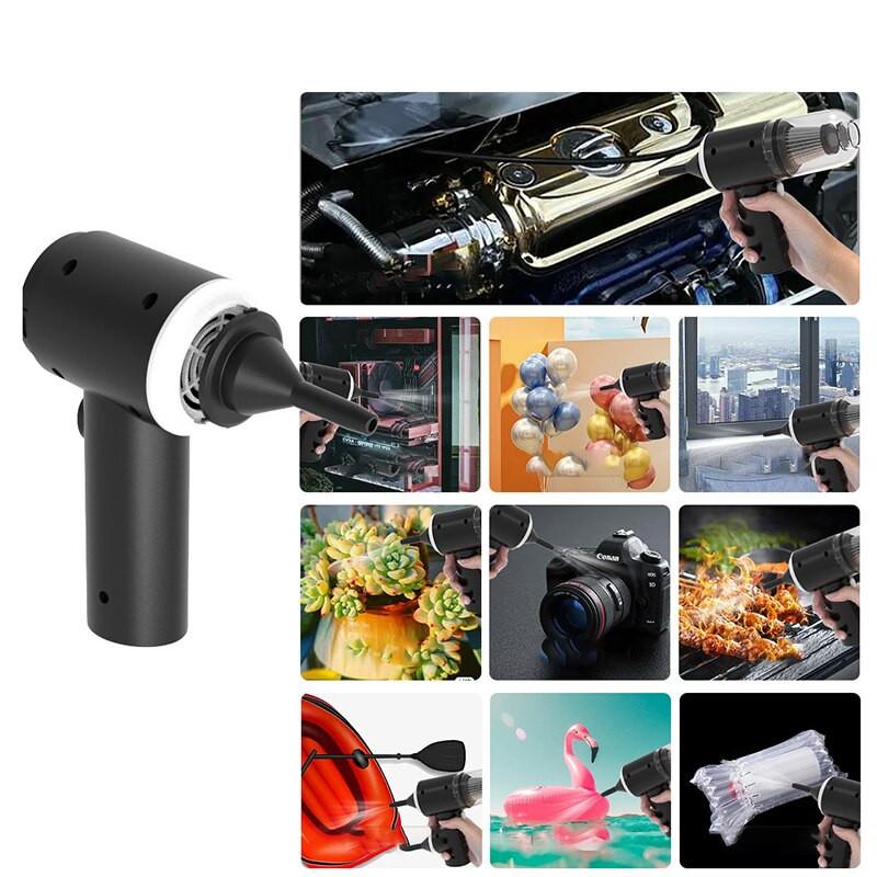 Wireless Car Smart Vacuum and Blower – Portable High-Power Auto Cleaner.