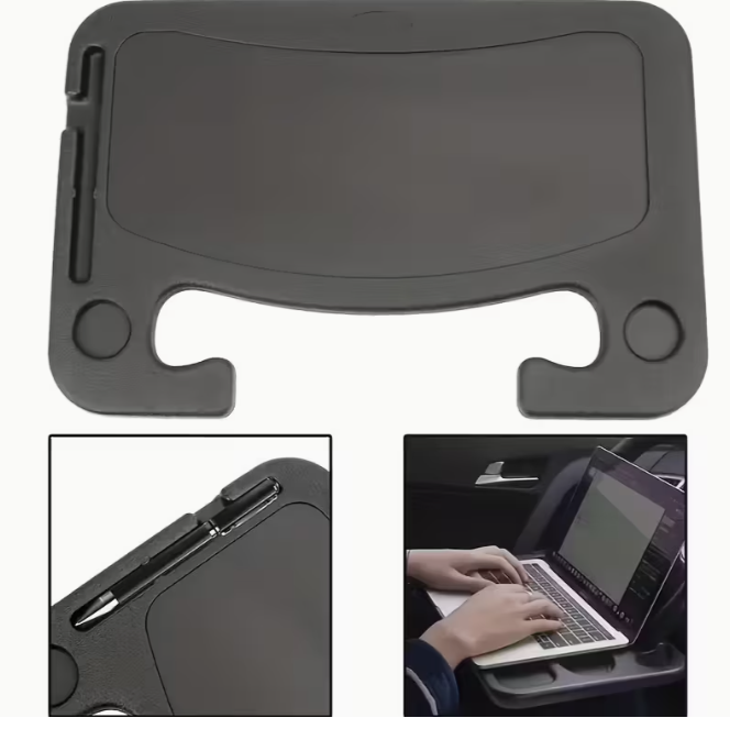 3-in-1 Multifunctional Car Steering Wheel Tray Table Gadget.
