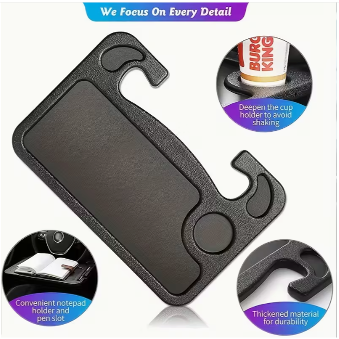 3-in-1 Multifunctional Car Steering Wheel Tray Table Gadget.